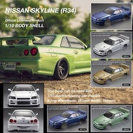 Killerbody 48716 Nissan Skyline (R34) Finished Body Shell Frame for 1/10 Electric Touring RC Racing 