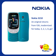 Nokia 3210 Y2K 4G Keypad Phone Original 2.4 Type-C Charging Rear Cam Bluetooth 5.0 Mobile Phone TA-1