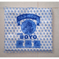 BOYO BLACK AND WHITE Plastic Bag biru Size 35 X 52 For Cardboard Size R 10 Strong Odorless