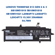 LENOVO THINKPAD X13 GEN 2 & 3 SB10W51919 5B10W51818 SB10W51921 L20M4P73 L20D4P73 L20C4P73 15.36V 356