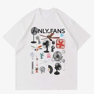 PUTIH Parody T-Shirt "ONLY FANS" | T-shirt Parody SHIRT ONLYFAN | Oversize VINTAGE White T-Shirt