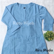 Baju OK OKA RESLETING DEPAN Lengan 7/8 Dokter Petugas medis Perawat Jaga Toyobo PART 2