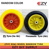 [Air Wheel/PU Foam Wheel] Heavy Duty Wheel Barrow Tyre With Pvc Rim Tayar Kereta Sorong