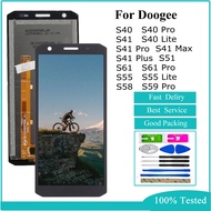 Original LCD For Doogee BL9000 S40 S40 Lite S40 Pro  S41 Pro Max Plus S51 S61 Pro Doogee S55 S55 LIt