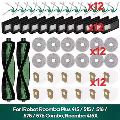 Compatible for iRobot Roomba Plus 415 / 515 / 516 / 575 / 576 Combo, Roomba 415X Spare Parts Main Br