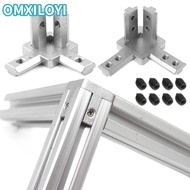OMXILOYI Bracket Connector Silver 2020 3030 4040 Series Slot Aluminum Extrusion Profile European Sta