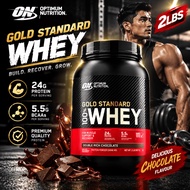 ON Gold Standard Whey Protein 2LBS Double Rich Chocolate | 100% Whey Protein Powder | 24g Protein Pe