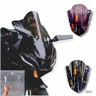Yamaha R15 V4 Windshield Visor Yamaha R15 V4 Jenong Model Clear Ribbon and Solid Black - Windshield 
