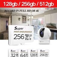 SUPER Memory Card  128GB 256GB 512GB High Endurance U3 for CCTV/ Dashcam / Game