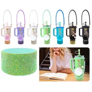 Stanley Cup Accessories Set-Woven Water Bottle Handle Strap, Siliocne Stanley Cup Boot, Stanley Char