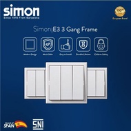 Triple Simon E3 Switch | 3 Gang 2 Way Switch