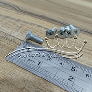 MESIN JF M5X15 BOLT 1.5CM LENGTH 1.5 CM FLAT HEAD BAUD 8 M5 X 15 5X15 5 X 15 MM SCREWDRIVER PLUS ENG
