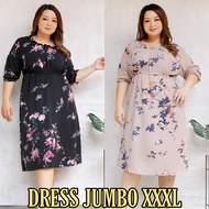 Dress Wanita Cantik Ukuran Besar 3XL LD 120 cm / Dress Jumbo XXXL