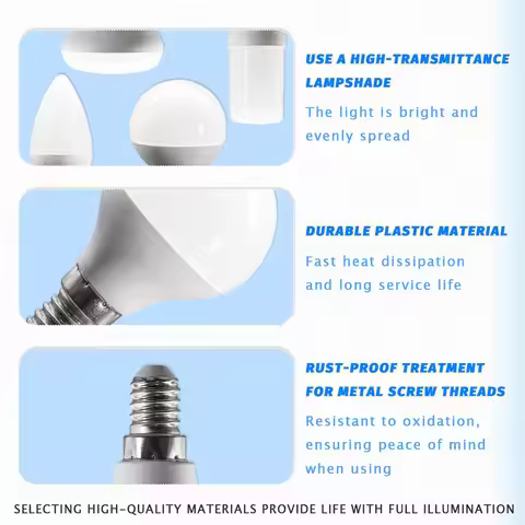 2pcs Energy Saving LED Bulb G45 C37 T37 R50 Lamps E14 AC220V-240V SMD2835 No Flicker RA80+ Lighting 