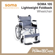 SOMA 150.5 Lightweight Foldback Wheelchair
