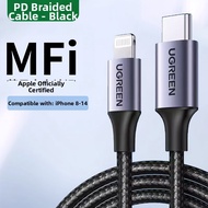 UGREEN | Fast Charging Cable and Adapter for Apple Devices MFI Certified 20W Car Charger