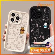 Phone Case  Pacha Dog Winnie the Pooh For iphone 11 12 13 14 15 Pro Max Casing silicone xr xs Max 7 8 Plus 11Pro 13Plus