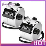 【Yinahiut001】2 Pack Clicker Counter Hand Tally Counter Clicker, 4 Digit Mechanical Palm Click Counte