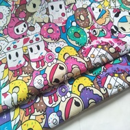 Tokidoki Pure cotton plain cloth handmade diy children s clothing home textile fabric collage Bag