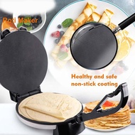 เครื่องทำแป้งโรตี เครื่องทำแพนเค้ก เคลือบnon-stick ปรับระดับความร้อนได้3ระดับ เครื่องทำพิซซ่า 🎯🎯 พร้อม🎯🎯