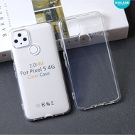 Google PIXEL 5 4G Google PIXEL 4A 4G Clear Case 2.0mm Softcase Clear Transparent Google Case PIXEL 5