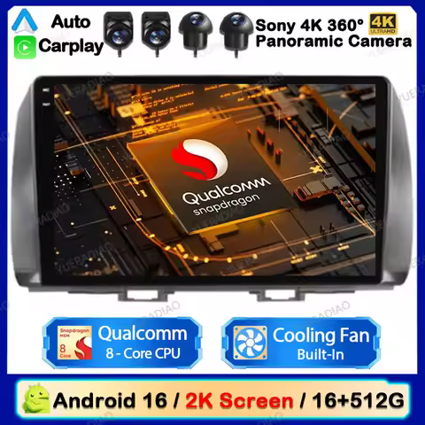 Android 16 Car Radio For Toyota BB 2 QNC20 2005 - 2016 Multimedia Video Player GPS NAVI Carplay Auto