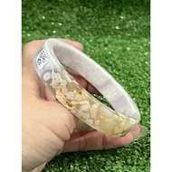 66mm sakura agate bangle