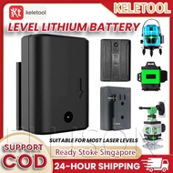 Universal flat push lithium battery 3D/4D level truments Infrared battery 3D Laser Rechargeable Leve