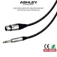 ASHLEY ASHLEY ASHLEY | Ashley XLR Female to Akai TRS Audio Cable Balance | USA Technology | Quality 