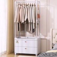 包送貨 -多功能衣帽架 可移動掛衣架 落地晾衣架 雜物收納架 收納筐置物架 衣物收納籃 臥室儲物架 衣服收納神器  角落衣架收納櫃 大號