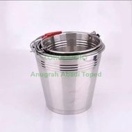 Stainless steel bucket 20 liters 16 liters to 6 liters