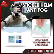 100% ORIGINAL ! BISA BAYAR DI TEMPAT ! ANTI FOG HELM FILM STIKER STICKER ANTI EMBUN AIR HUJAN KACA H
