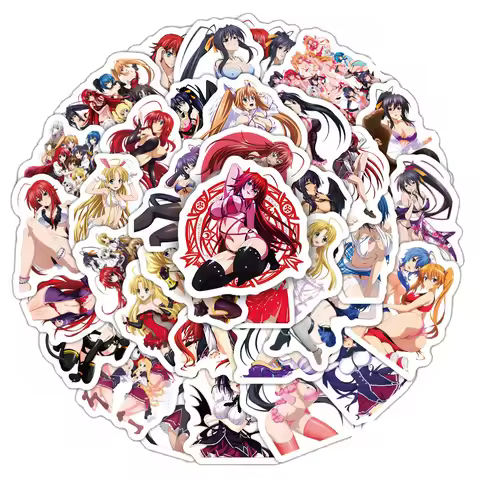 10/30/60pcs High School DxD Anime Rias Gremory Stickers Himejima Akeno Cartoon Girl Sticker Laptop S