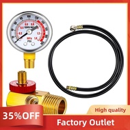 1 Set Pressure Gauge 4 Feet Air Tank Hose Assembly Kit for Portable Carry Tank