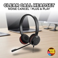 Jabra Evolve 20 SE Stereo USB Headset Noise Cancelling Mic USB-C USB-A