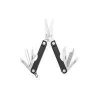 LEATHERMAN Leatherman Micra Jer Black Keychain Multitool with Spring-Action Scissors and 10 EDC Tool