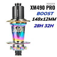 KOOZER XM490 PRO BOOST Bicycle Hub Steel Shaft Sealed Bearing 148x12MM 110x15MM 141x5MM 28/32 Holes 