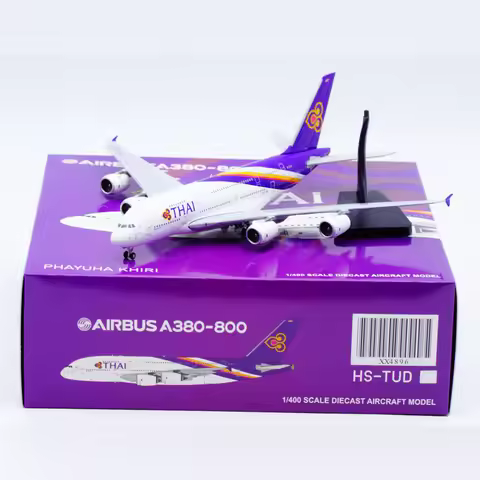 XX4896 Alloy Collectible Plane Gift JC Wings 1:400 Thai Airways "StarAlliance" Airbus A380 Diecast A