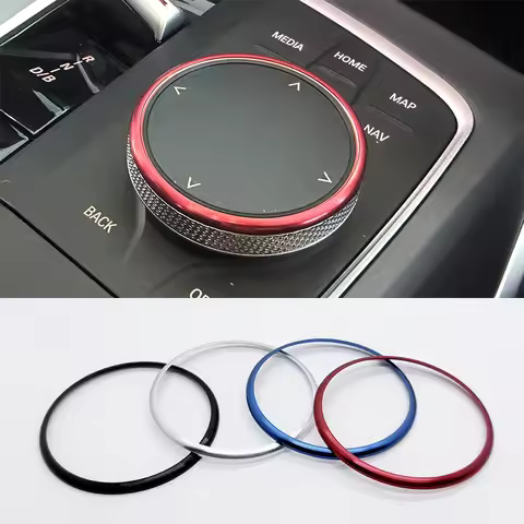 For BMW 1 2 3 4 Series X3 X4 Z4 i3 i4 F40 F52‌ ‌G42 G20 G22 Multimedia Knob Decorative Ring Color Ri