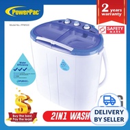 POWERPAC 2IN1 MINI WASHING MACHINE (PPW920)