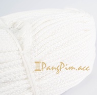 เชือกถักกลม เชือก TBE เชือกอเนกประสงค์ เชือกลูกเสือ สีขาว 1 กิโลกรัม (1KG) เบอร์ 4 , 6 , 8