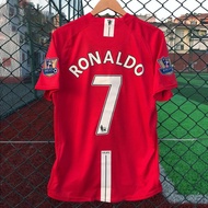 2007-08 Manchester United Home Jersey Vintage High Quality Unisex Football Shirt