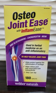 Webber Naturals Osteo Joint Ease 180 Caplets