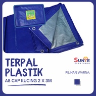 A8 PLASTIC TARPAULIN CAT CAP SIZE 2M X 3m