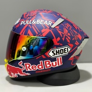 SHOEI X14 Red Ant Helmet SHOEI Red Bull Motorcycle Full Face Helmet Riding Motocross Racing Helmet