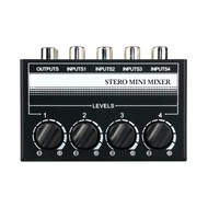 Mixer Audio Stereo 4channel Support Input RCA Dan Output Mixer Stereo