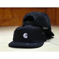 5PANEL CARHARTT LOGO BLACK SNAPBACK🧢