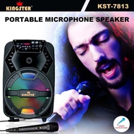 KINGSTER 7813 Portable Bluetooth Speaker with Microphone