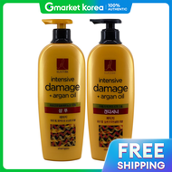 Elastine | Bộ dầu gội và dầu xả Elastine Argan Oil Damage Care (1 + 1) 680ml