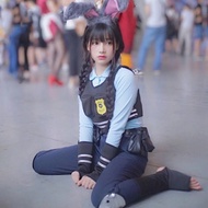 [Taiwan Shipment] Halloween Crazy Zoo cosplay judy judy Rabbit cos Anthropomorphic Costume Anime Hal